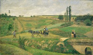 Route près de Pontoise ... - Camille Pissarro