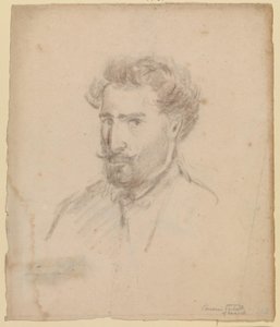 Autoportrait, profil trois-quarts à gauche (Caracas (?) 1853/54) - Camille Pissarro