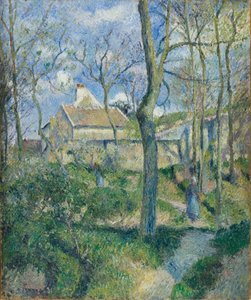 The Path to Les Pouilleux, Pontoise - Camille Pissarro