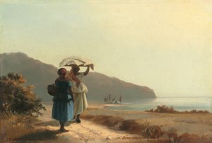 Deux Femmes Bavardant près de la Mer, Saint-Thomas