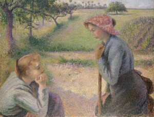 Deux jeunes paysannes