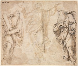 La Transfiguration recto, vers 1590