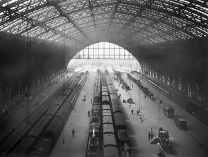 Gare de St Pancras, Camden, Londres, 1895