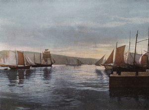 Un matin brumeux dans le port, St John