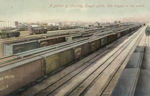Une partie de la gare de triage de Winnepeg, la plus grande du monde, Canada (photo couleur) - Canadian Photographer