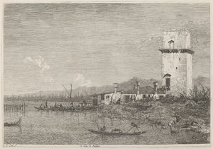 La Tour de Malghera - Canaletto