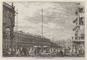 Le Procuratie niove et S. Ziminian V., vers 1735-1746