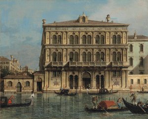 Palais Vendramin-Calergi, sur le Grand Canal, Venise - Canaletto