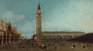La place Saint-Marc, Venise - Canaletto