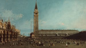 La Piazza San Marco, Venise, 1742-1745 - Giovanni Antonio Canal