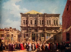 Venise : La fête de la Saint-Roch, 1735, 1938