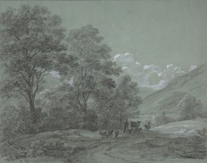 Paysage près de Ruhpolding, fin 18ème-milieu 19ème siècle