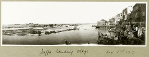 Quai de débarquement de Jaffa, 2 décembre 1917