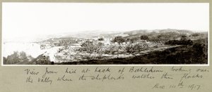 Vue de la colline derrière Bethléem, 14 décembre 1917 - Capt. Arthur Rhodes