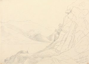 Depuis Anglers Rock, Lac Ennerdale, 10 Mai 1836