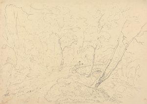 Pont et rivière de Holne Chase, 30 mai 1833