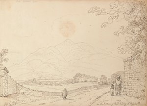 Sur la route de Killarney menant au château de Ross, 4 septembre 1841 - Capt. Thomas Hastings