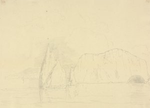 Les Aiguilles et les falaises de Freshwater, île de Wight - Capt. Thomas Hastings