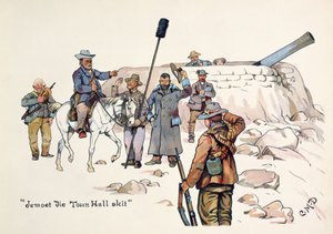 Jemoet die Town Hall skit, du The Leaguer of Ladysmith, 1900