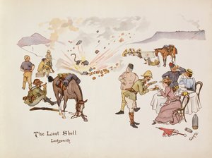 Le dernier obus, Ladysmith, de The Leaguer of Ladysmith, 1900 - Captain Clive Dixon