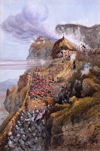 Assaut de la porte, Magdala, Abyssinie