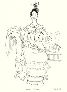 Personnage de Dickens : Charity Pecksniff - Captain Edward Henry Handley Read