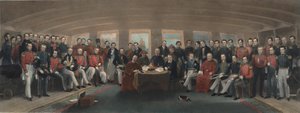 La signature et la scellée du traité de Nankin - Captain John Platt