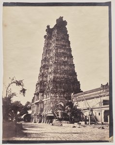 Porte Ouest (Gopuram) du Temple Minakshi Sundareshvara, Madurai
