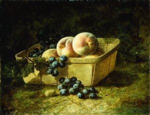Pêches et raisins