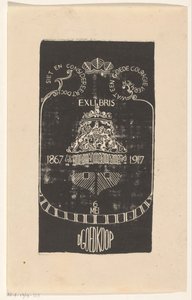 Ex libris de D. Goedkoop - Carel Adolph Lion Cachet