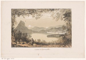 Vue sur le lac de Lugano