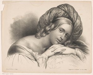 Fille avec turban