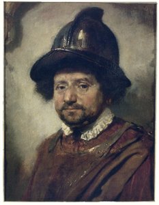 Homme avec un casque - Carel Fabritius