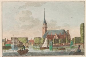 Village de Broek - prise vis à vis du Havenrak - Carel Frederik Bendorp (I)
