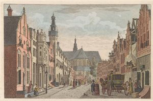Langestraat à Alkmaar - Carel Frederik Bendorp (I)