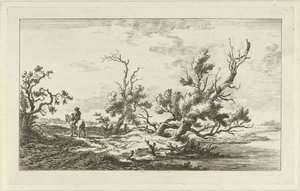 Cavalier dans un paysage - Carel Lodewijk Hansen