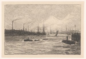 Port de Hambourg - Carel Nicolaas Storm van 