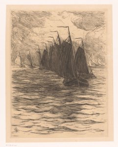 Flotte en mer