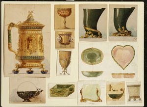Sélection de dessins, Maison de Carl Fabergé