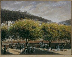 La nouvelle prairie à Karlsbad - Carl Agricola