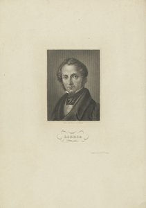 Portrait du chimiste Justus von Liebig, c. 1840 - Carl Barth