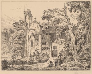 Le monastère dans la forêt