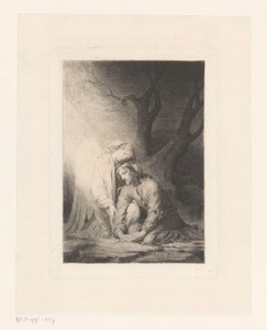 Christ réconforté par un ange au jardin de Gethsémani
