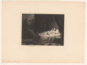 La Mort en dame, avec un adorateur