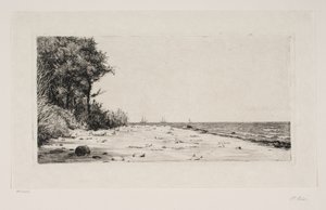 De la côte nord de la Zélande. La plantation de Hornbæk - Carl Bloch