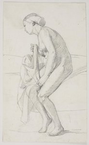 Études pour la peinture du musée "La fille de Jaïre" - Carl Bloch