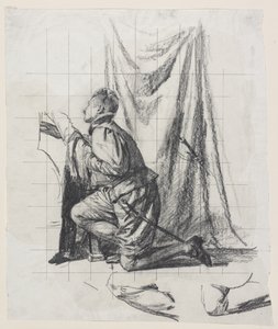 Esquisse pour la gravure "Le jeune homme et la Mort" - Carl Bloch