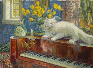 Soleil près du piano