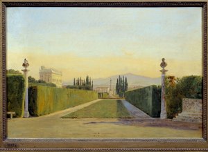 Les jardins de la Villa Albani - Carl Christian Constantin Hansen