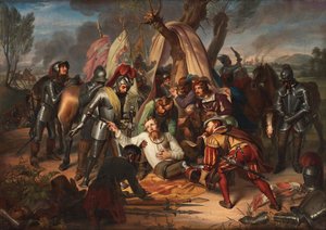 Maurice, électeur de Saxe à la bataille de Sievershausen